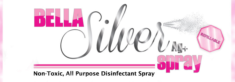 Bella Silver Non-Toxic, All Purpose Disinfectant Silver Ion Spray